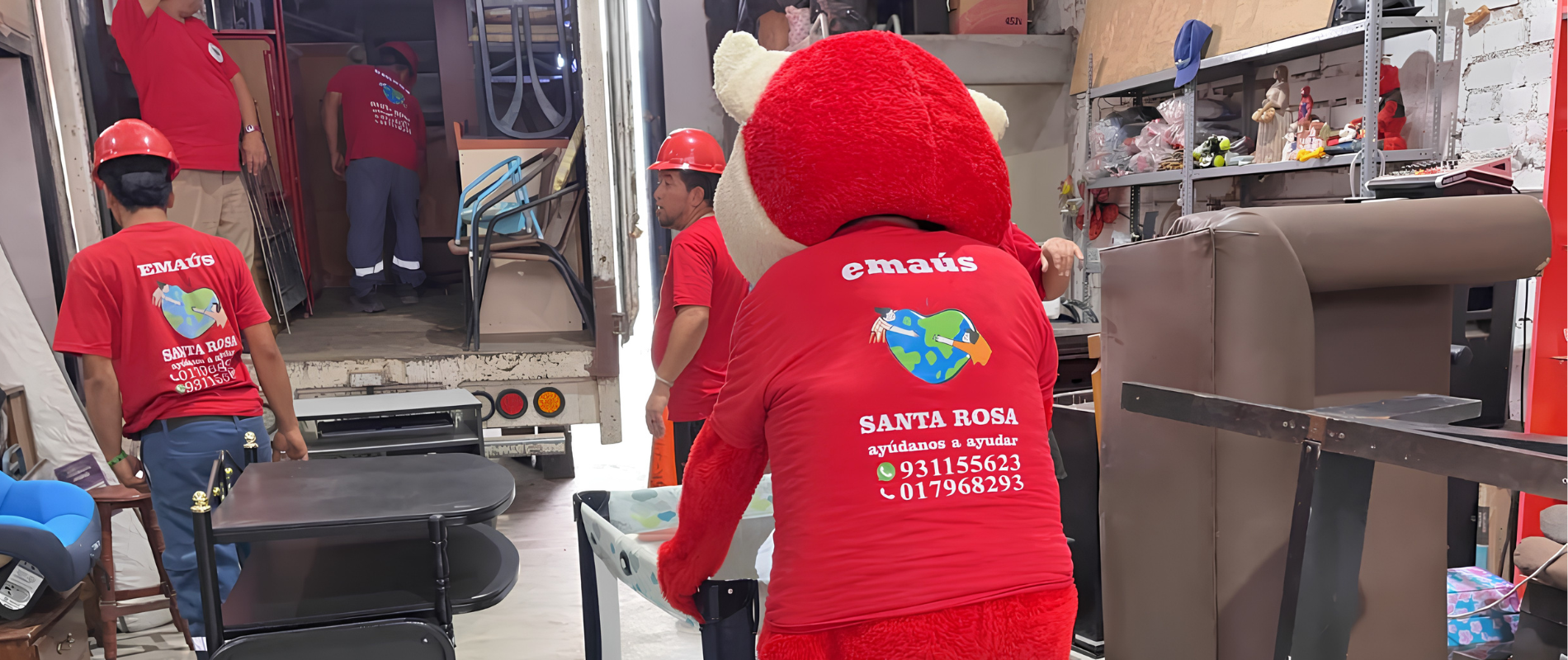 Recojo y reutilización de donaciones
